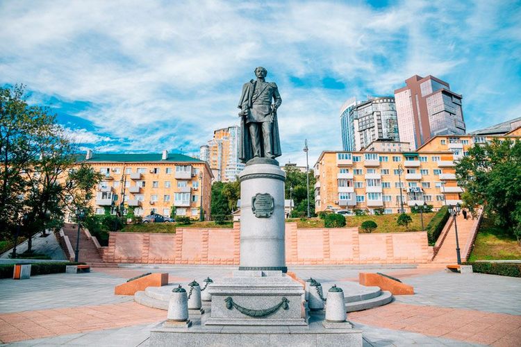 Сквер им. Муравьева-Амурского - достопримечательности Владивостока - Visit Primorye